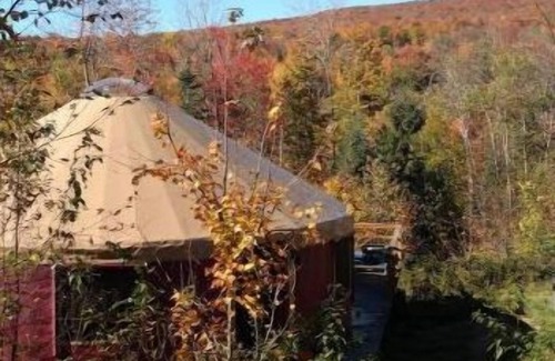 Worcester House | Spacious and Beautiful 30 ft Yurt in the Mountains - 8 mi from Montpelier!