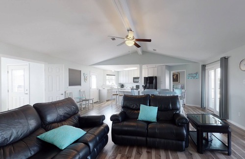 Royal Lagoons House | Spacious bay front getaway with dock, canal access, gas grill, & furnished deck