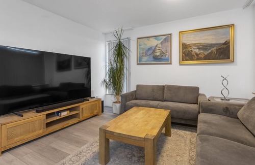 Hafnarfjordur Condo | Spacious Bedroom - King size bed in Hafnarfjörður with WiFi