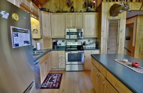Clam Lake House | Spacious Cascade Chalet with Cozy Fireplace by RedAwning
