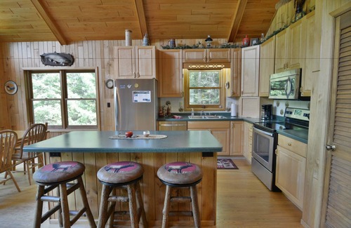 Clam Lake House | Spacious Cascade Chalet with Cozy Fireplace by RedAwning