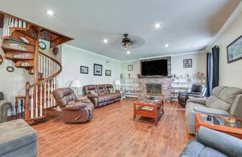 Elizaville House | Spacious Ewing Retreat with Game Room and Fireplace!