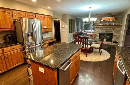 West Omaha House | Spacious Family Home + Park Views | Sleeps 8