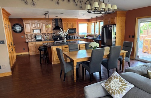 Elizabethtown-Kitley House | Spacious Farmhouse Retreat - pet friendly, pool, deck, Orchard views, and more.
