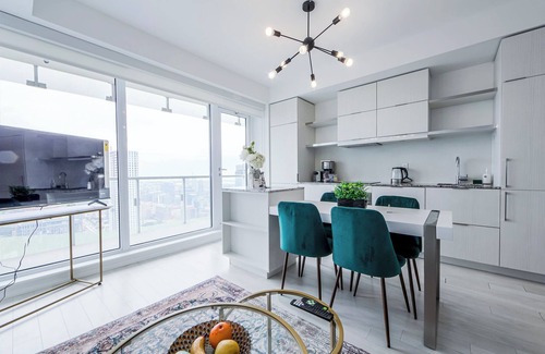 Church and Wellesley Condo | Spacious Furnished Apartment Sleeps 4 With Walkout Balcony, Parking Available