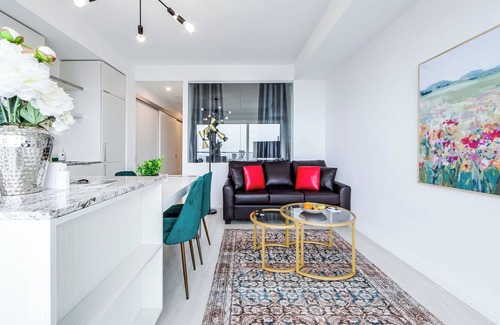 Church and Wellesley Condo | Spacious Furnished Apartment Sleeps 4 With Walkout Balcony, Parking Available