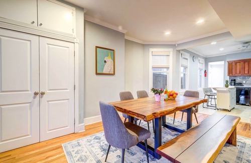 Northeast House | Spacious Historic Home in Vibrant H Street Corridor, Patio + Grill!