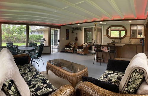 Kapoho House | Spacious home in a lush green piece of paradise