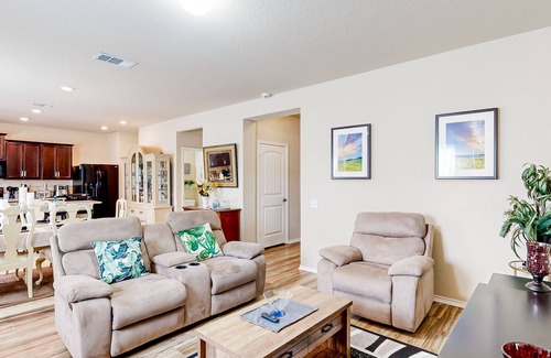 Wetmore House | Spacious home with private yard, patio, grill, AC, & private W/D
