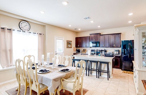 Wetmore House | Spacious home with private yard, patio, grill, AC, & private W/D