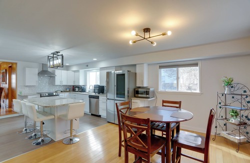 Woodland Beach Cottage | Spacious Lakefront House w/Backyard Fire Pit