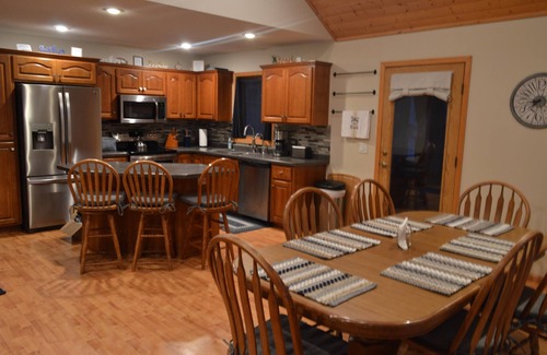 Burtrum House | Spacious Lakehome on Long Lake in Burtrum, MN: 3 Bedroom/Bath, 2 Kitchens