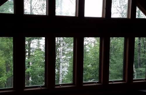 Lake Clear House | Spacious Log Home on Secluded waterfront property