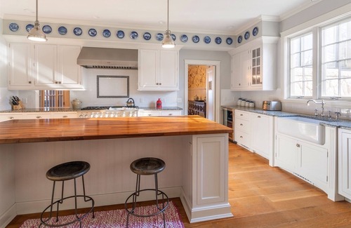 Sebago House | Spacious Luxury Retreat on Sebago Lake: Elegant Home with Private Dock and