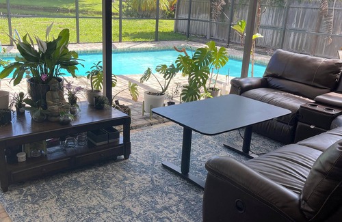 Greater Northdale House | Spacious Oasis! Glistening Pool, Pond, and Wildlife Views!