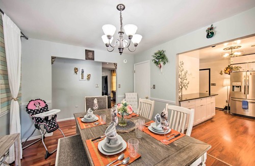 Palmyra House | Spacious Palmyra Home w/Fire Pit & Deck!