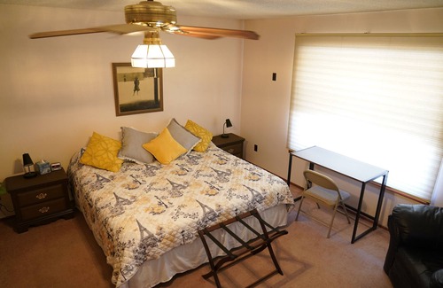 Mesa Bed & Breakfast | Spacious, private, bedroom and private 3/4bath. a simple bed and breakfast
