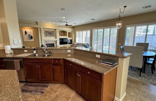 Corte Bella House | Spacious ranch style home w pool and spa in gated Corte Bella Country Club.
