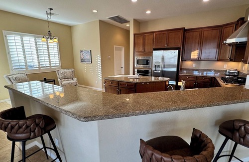 Corte Bella House | Spacious ranch style home w pool and spa in gated Corte Bella Country Club.