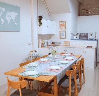 Phra Khanong Nuea House | Spacious Relaxing Townhouse with Rooftop in Ekamai