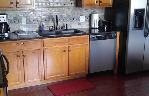 Estes Park Condo | Spacious Remodeled 2 Bedroom Loft with AC. On the River, location is unmatched.