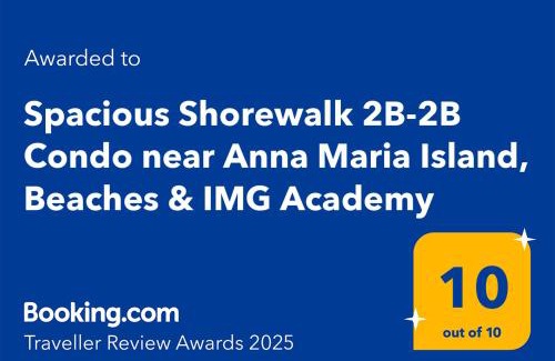 Trailer Estates Resort | Spacious Shorewalk 2B-2B Condo near Anna Maria Island, Beaches & IMG Academy