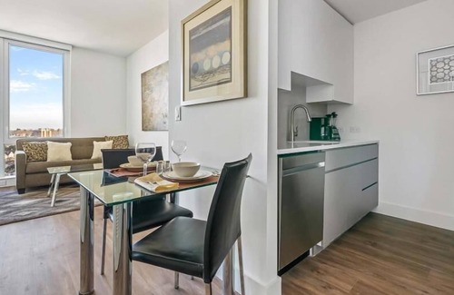 White Plains Apartment | Spacious Studio | Kitchen + Laundry | Downtown White Plains