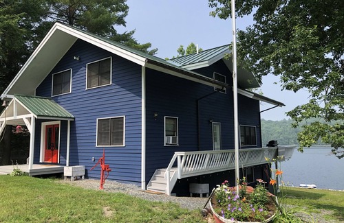 Hubbardton House | Spacious Vermont Lake Retreat- Private Dock/Game Room/NEW Golf Sim/Theater