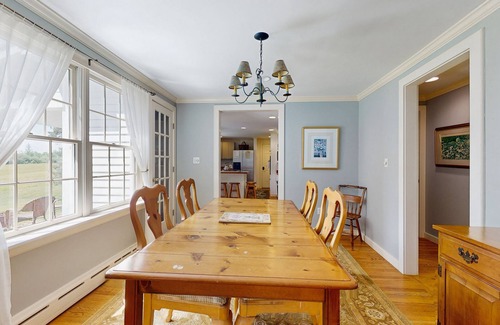 Manchester House | Spacious village house, dog-friendly, patio, fireplace, a/c, air hockey, w/d