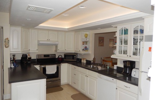 Sarasota Condo | Spacious Well Appointed Property, view across pond within a lovely community