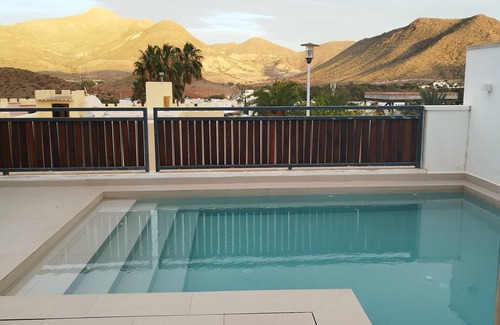 San Jose Villa | Spanish villa in Cabo de Gata . 10 min from the beach. Private saltwater pool. .