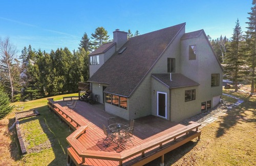 Prospect Harbor House | Sparkling and spacious coastal haven with ocean views near Acadia National Park!