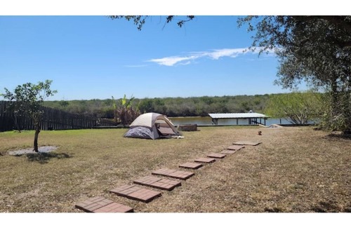 Rio Hondo Cabin | Sparkling Pool & Waterfront Fishing at Arroyo!