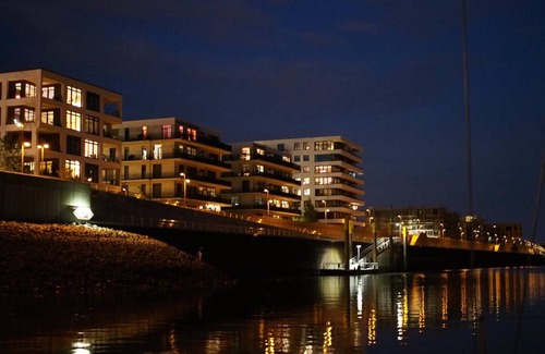 Uberseestadt Boat Rental | Special overnight adventure on sailing yacht in Bremen.