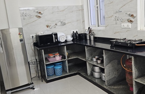 Hyderabad House | Specious Apartment 9 3BHK, 2 Halls, Terrace Pvt. Garden,