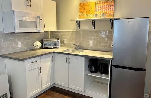 Algoma District House | Spectacular city & water view 1 bedroom apt with huge deck
