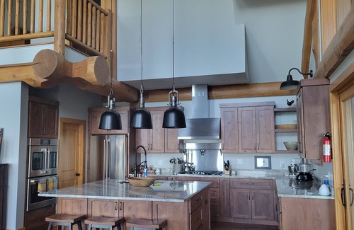 Rosman Cabin | Spectacular mountain lodge with long mountain and lake views. Sunset heaven!