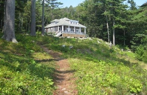 South Bristol Cottage | Spectacular Oceanfront House with private, Deep Water Dock