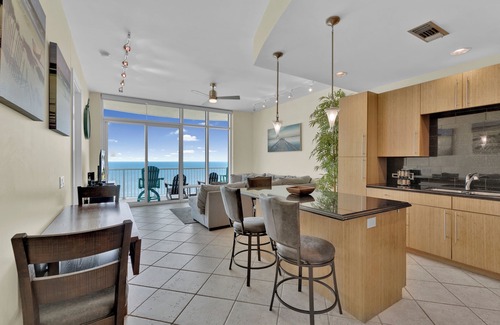 South Padre Island Condo | Spectacular 16th Floor Ocean Views at Sapphire! Resort Pool, Hot Tub, Spa, Movie Theater & More!