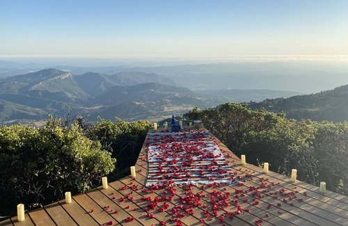 Pauma Valley House | Spectacular view over San Diego County to Mt. Laguna, downtown, Catalina Island.