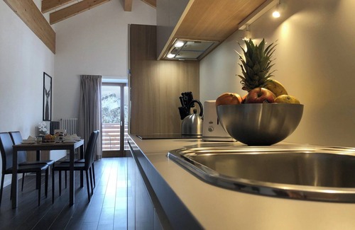 Gionghi-Cappella Apartment | Splendid 4+2 attic with panoramic terrace overlooking the mountains (301)