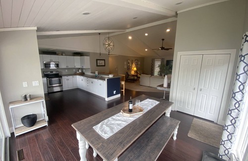 Ferrysburg House | Spring Lake waterfront home on Markers Cove with full Spring Lake access!