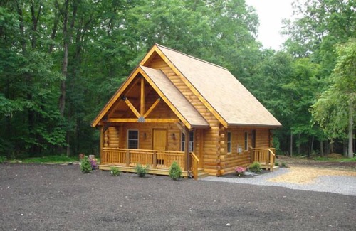 New Columbia Cabin | Spruce Run Hideaway, Log Cabin Alone On 245 Acres Of Forest, Lewisburg Pa