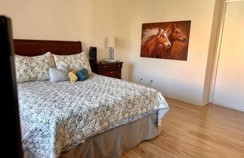 Hemet House | Stallion Crest Suite with TV and private bathroom