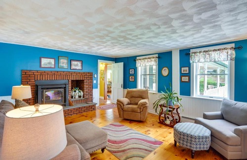 Stamford House | Stamford Farmhouse with Deck in Catskill Foothills