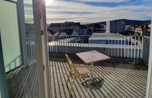 Rheinfelden Apartment | Standard double room with shower and WC