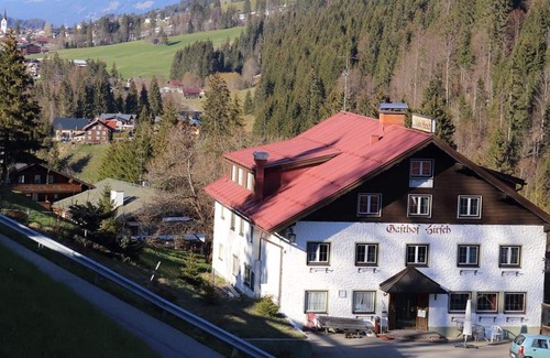 Hirschegg House | Standard double room with shower / WC - Gasthof Hirsch