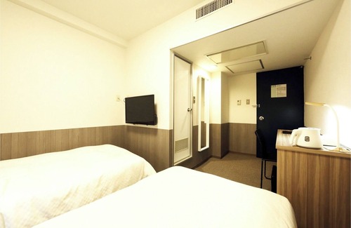 Aoba Ward Hotel | Standard twin room without meals plan/Sendai Miyagi