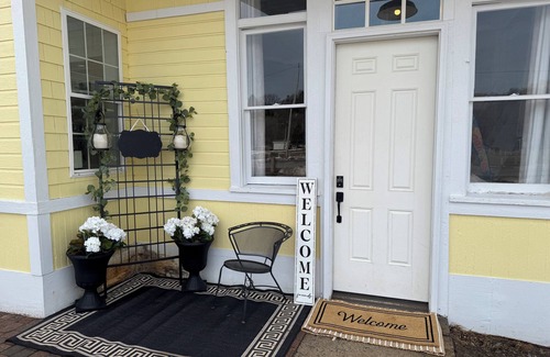 Wolverine House | Stay at this train depot built in 1906 renovated with modern amenities.