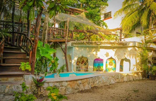 Puerto Morelos House | Stay in La Palapa at La Quinta Orquídea, the most zen b&b in Puerto Morelos
